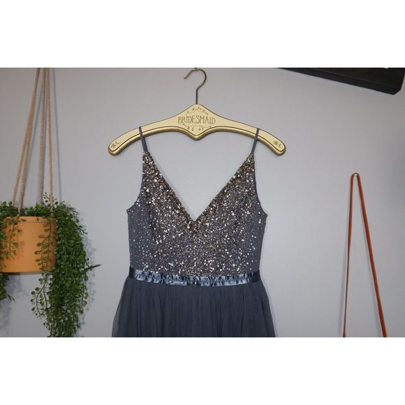 New BHLDN Avery Dress US sz 4- Hydrangea - Picture 5 of 6